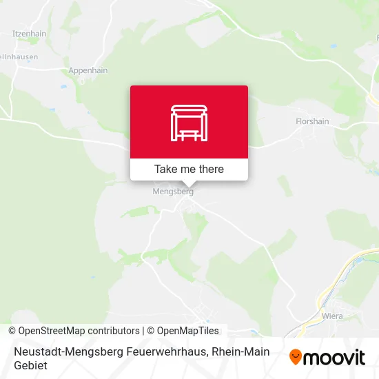 Карта Neustadt-Mengsberg Feuerwehrhaus
