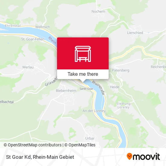 Карта St Goar Kd