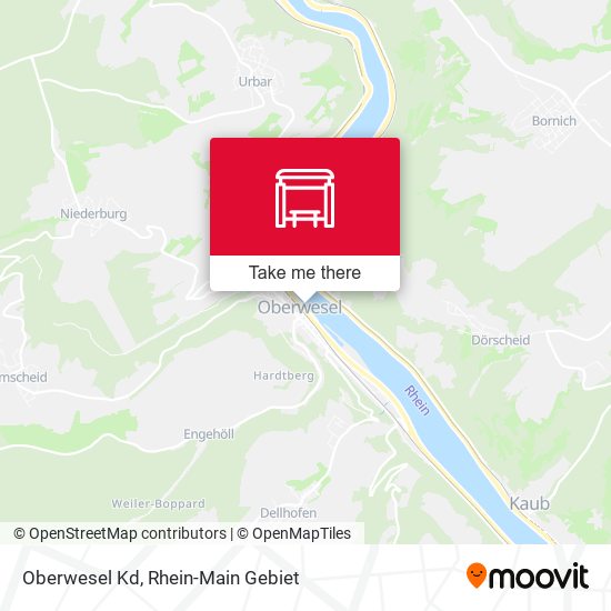 Oberwesel Kd map