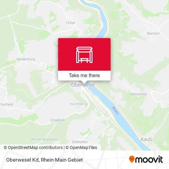 Карта Oberwesel Kd