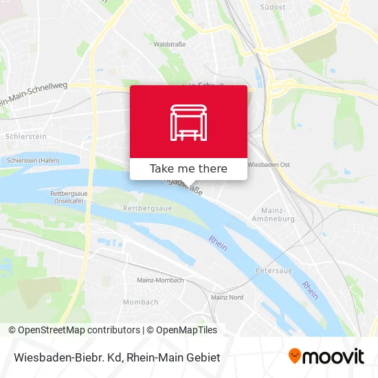 Карта Wiesbaden-Biebr. Kd