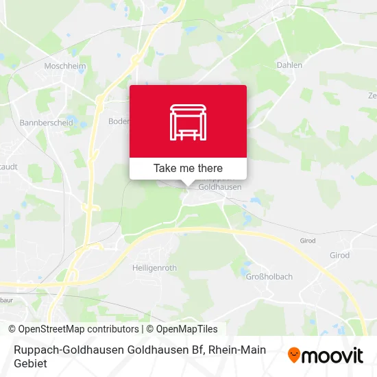 Ruppach-Goldhausen Goldhausen Bf map