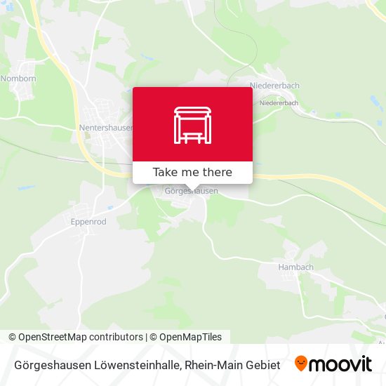Görgeshausen Löwensteinhalle map