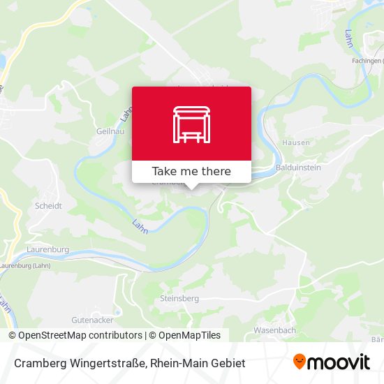 Карта Cramberg Wingertstraße