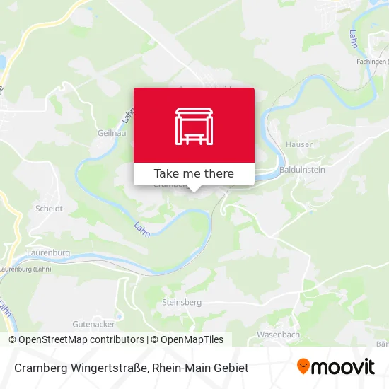 Карта Cramberg Wingertstraße
