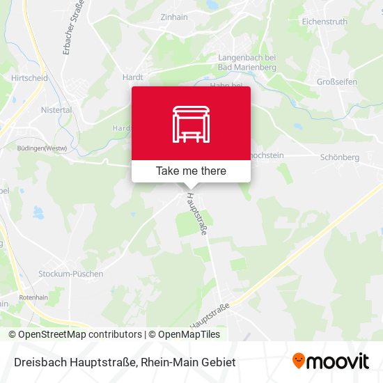 Dreisbach Hauptstraße map