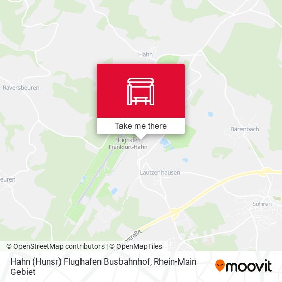 Hahn (Hunsr) Flughafen Busbahnhof map
