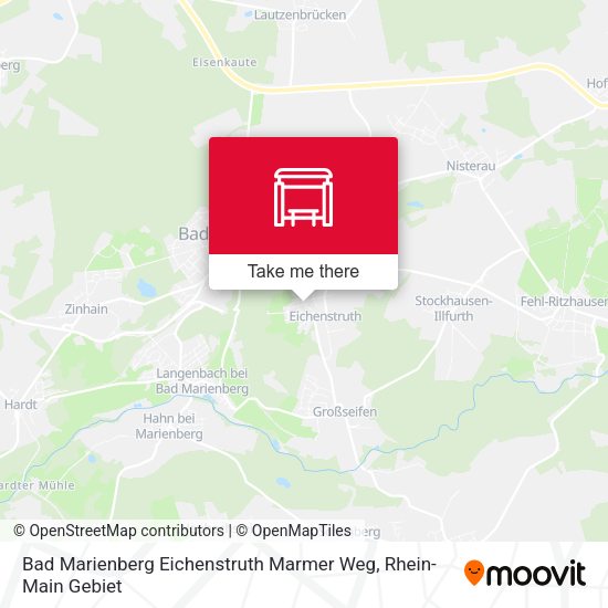 Bad Marienberg Eichenstruth Marmer Weg map
