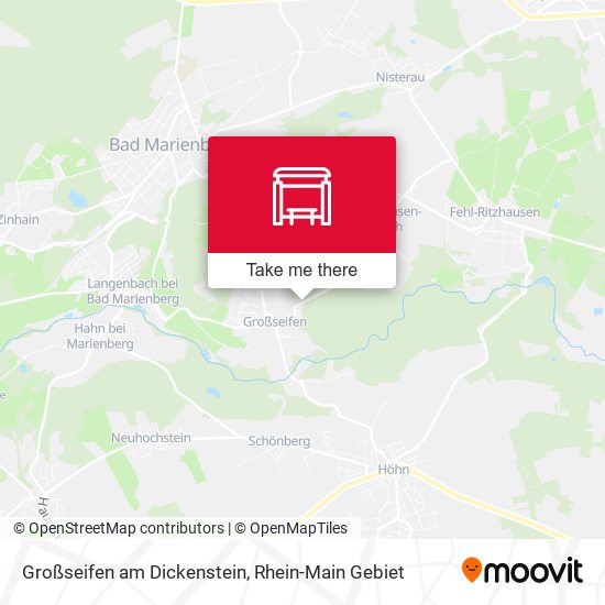 Großseifen am Dickenstein map