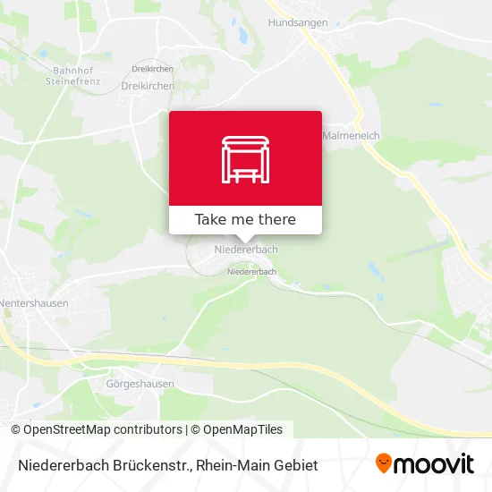 Карта Niedererbach Brückenstr.