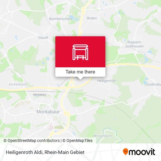 Карта Heiligenroth Aldi