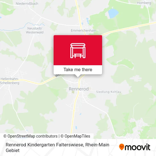 Карта Rennerod Kindergarten Falterswiese
