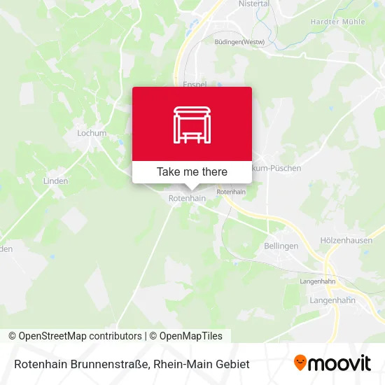 Карта Rotenhain Brunnenstraße