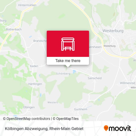 Kölbingen Abzweigung map