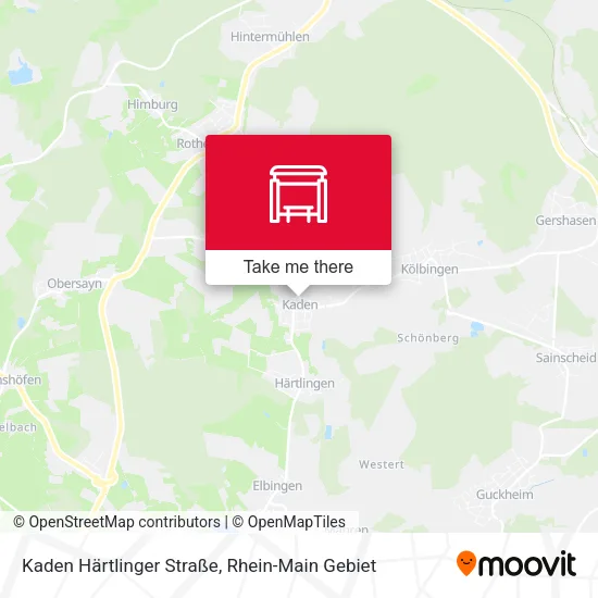 Карта Kaden Härtlinger Straße