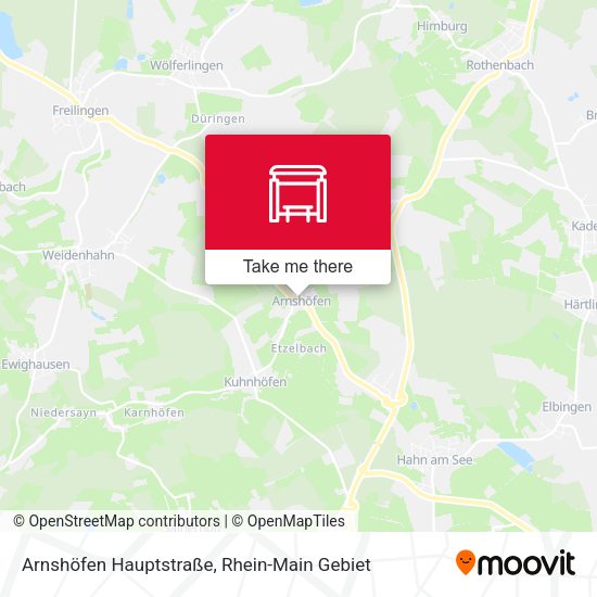 Arnshöfen Hauptstraße map