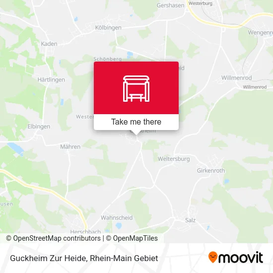 Карта Guckheim Zur Heide