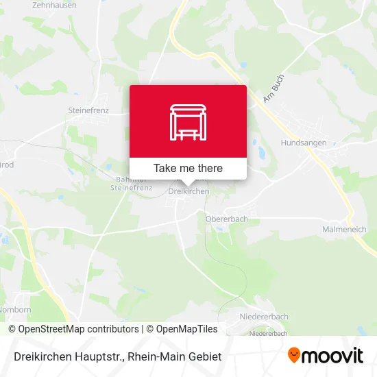 Карта Dreikirchen Hauptstr.