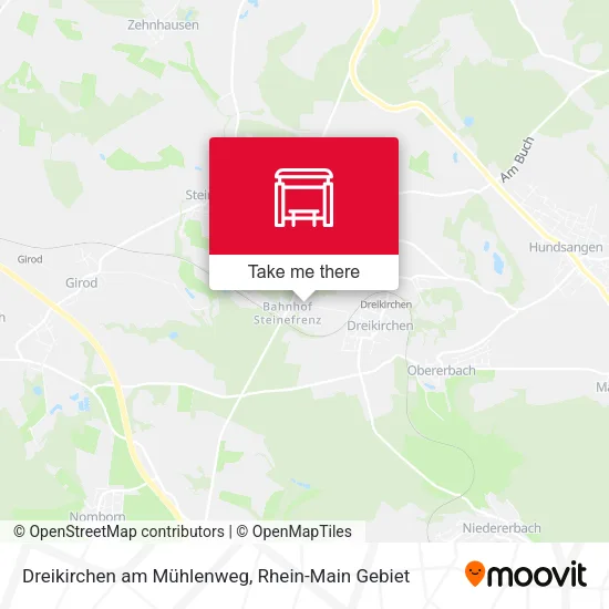 Карта Dreikirchen am Mühlenweg