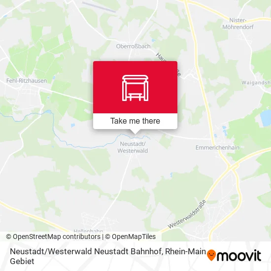 Карта Neustadt / Westerwald Neustadt Bahnhof