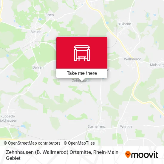 Карта Zehnhausen (B. Wallmerod) Ortsmitte