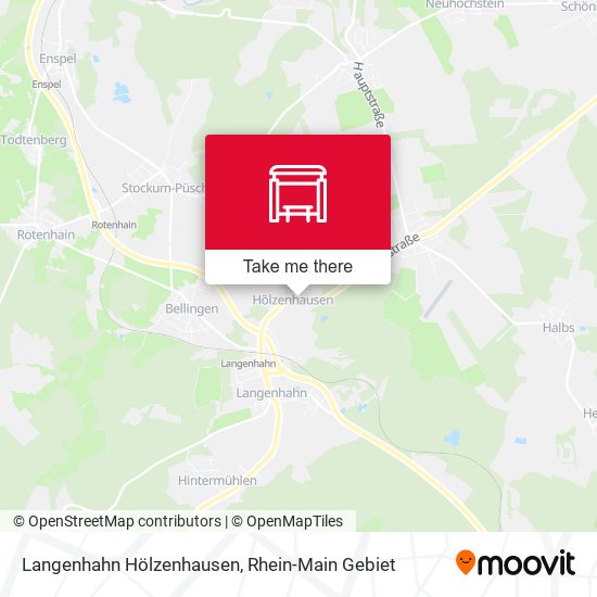 Langenhahn Hölzenhausen map