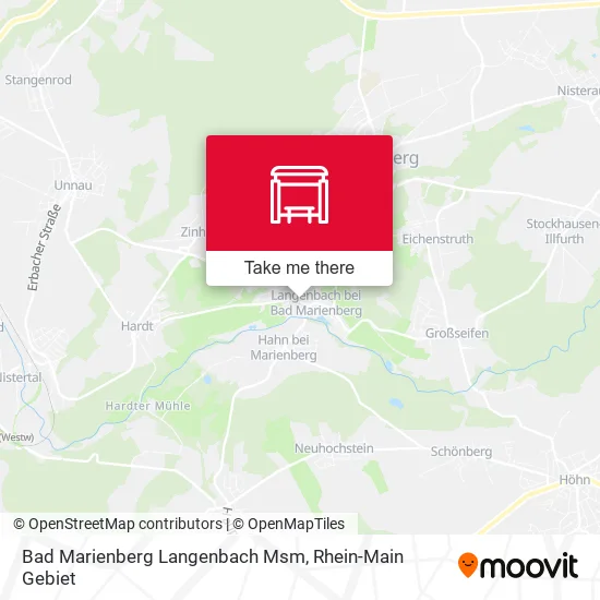 Карта Bad Marienberg Langenbach Msm