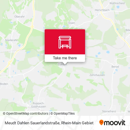 Карта Meudt Dahlen Sauerlandstraße