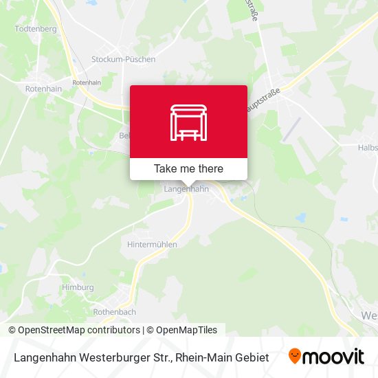 Карта Langenhahn Westerburger Str.
