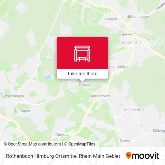 Карта Rothenbach Himburg Ortsmitte