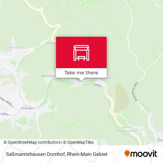 Saßmannshausen Dornhof map