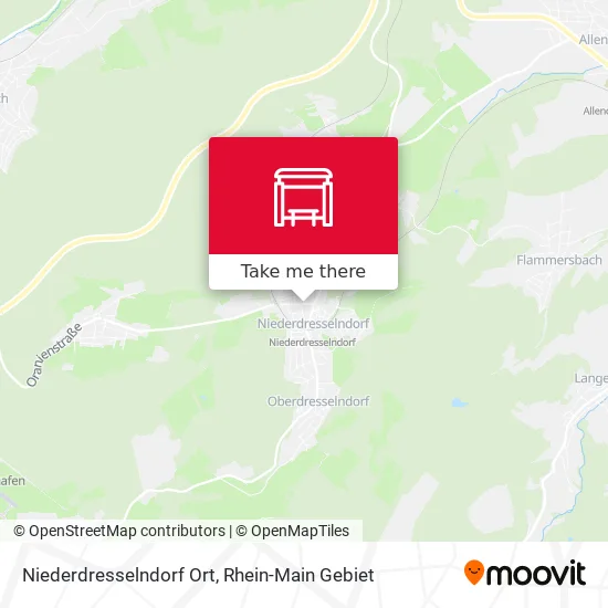 Карта Niederdresselndorf Ort