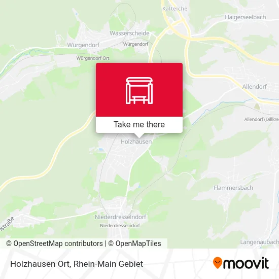 Holzhausen Ort map