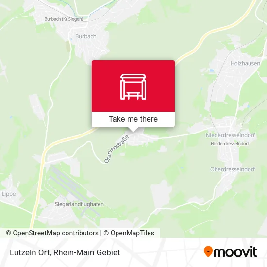 Карта Lützeln Ort
