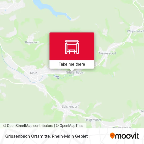 Карта Grissenbach Ortsmitte