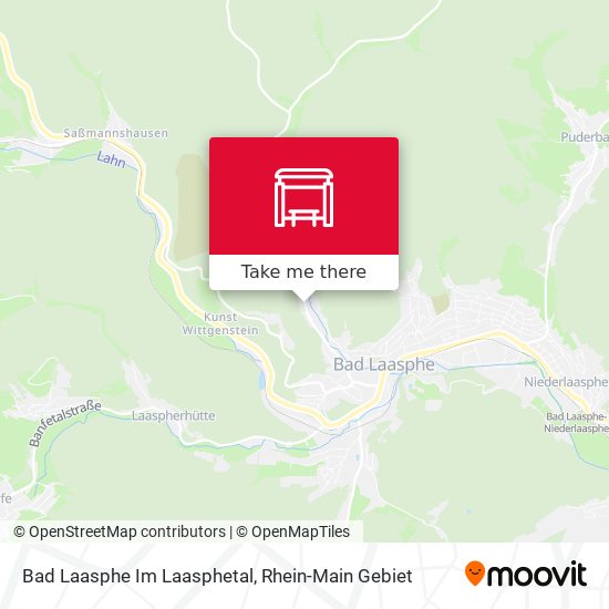 Карта Bad Laasphe Im Laasphetal