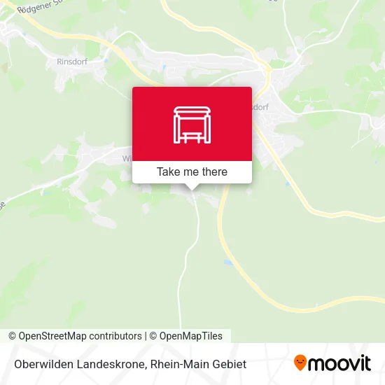 Карта Oberwilden Landeskrone