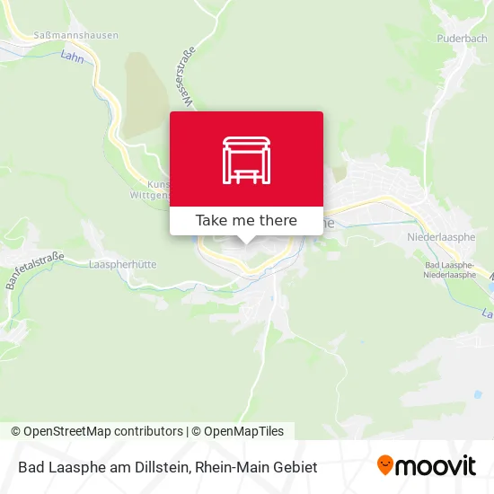 Карта Bad Laasphe am Dillstein