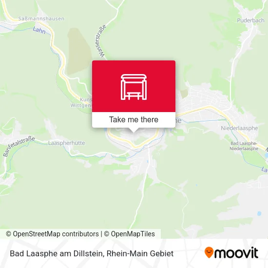 Карта Bad Laasphe am Dillstein
