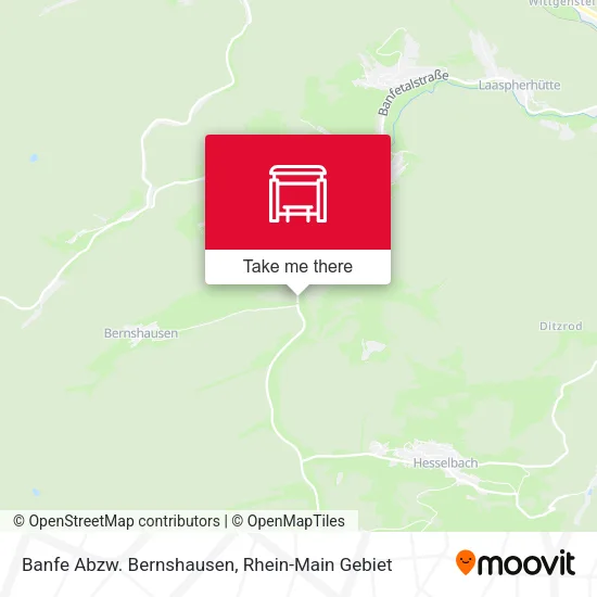 Карта Banfe Abzw. Bernshausen