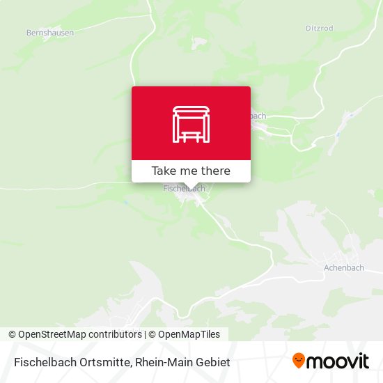 Карта Fischelbach Ortsmitte