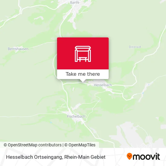 Карта Hesselbach Ortseingang