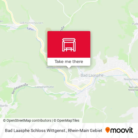 Карта Bad Laasphe Schloss Wittgenst.