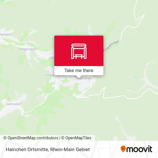 Карта Hainchen Ortsmitte