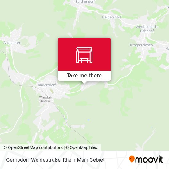 Gernsdorf Weidestraße map