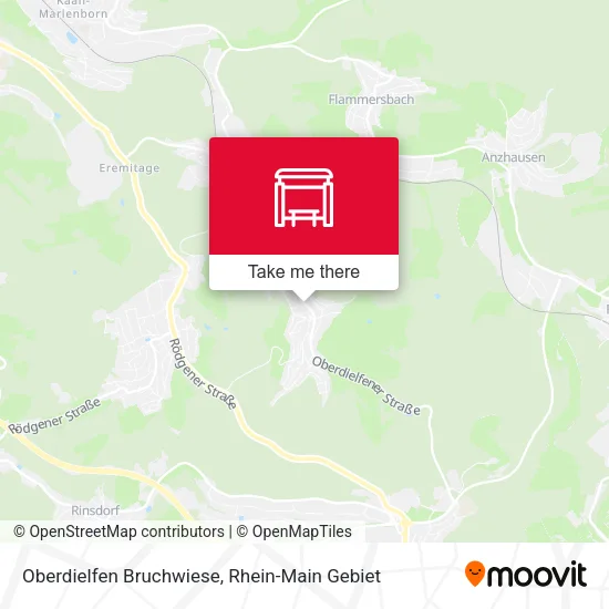 Карта Oberdielfen Bruchwiese