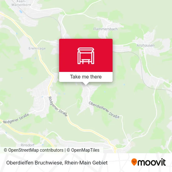 Карта Oberdielfen Bruchwiese