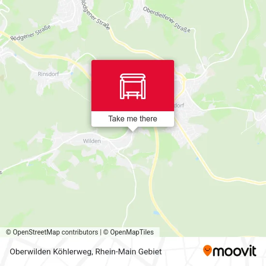 Карта Oberwilden Köhlerweg