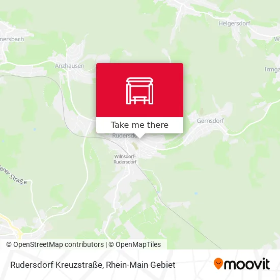 Карта Rudersdorf Kreuzstraße