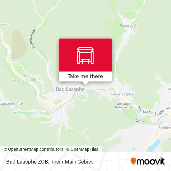 Карта Bad Laasphe ZOB